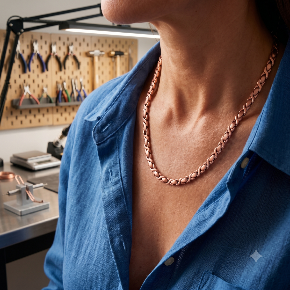 Della's Pine Copper Necklace