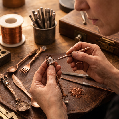 Della's Copper Cutlery Set