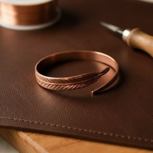 Della's Taproot Copper Bracelet