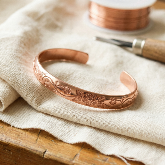 Della's Bloom Copper Bracelet