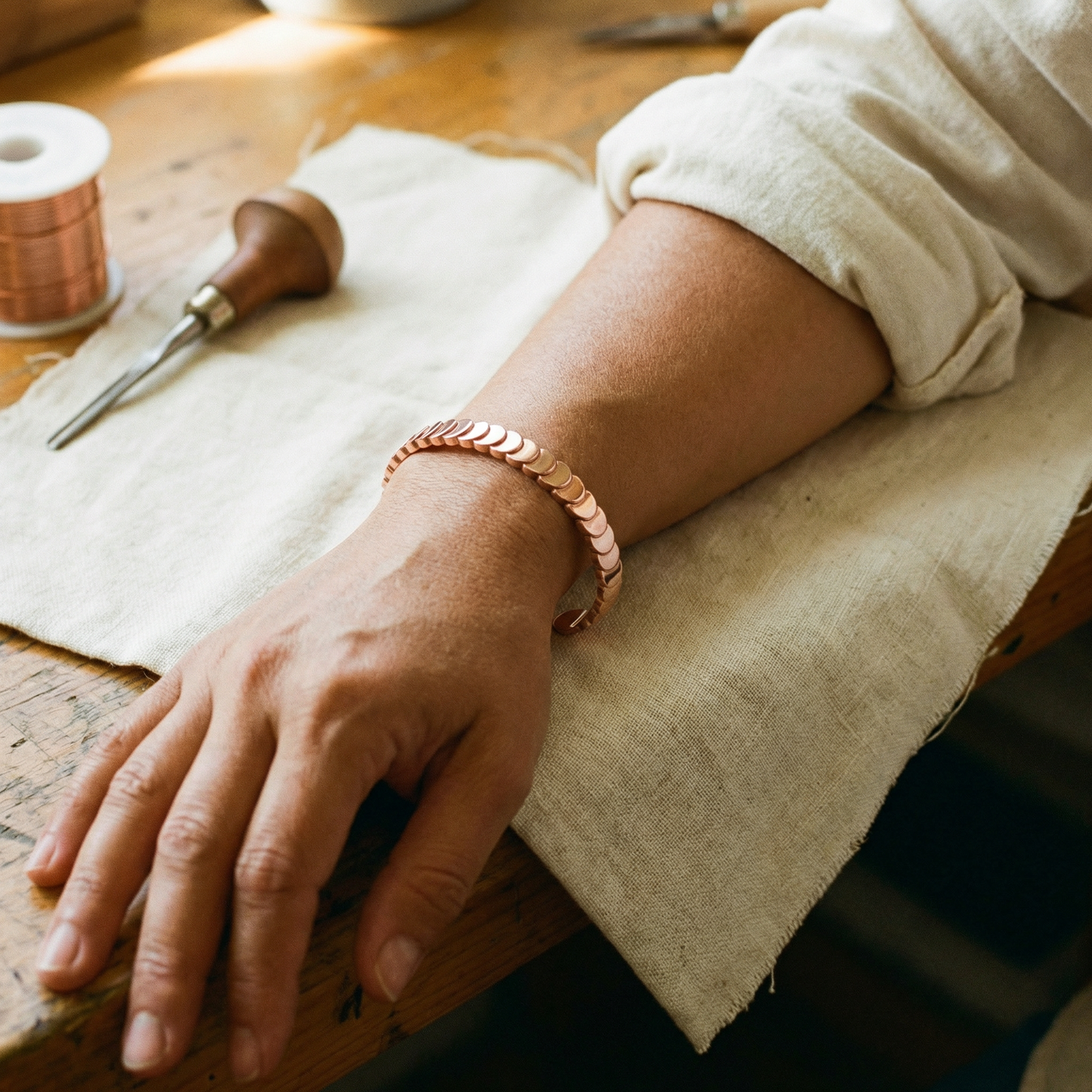Della's Tide Copper Bracelet
