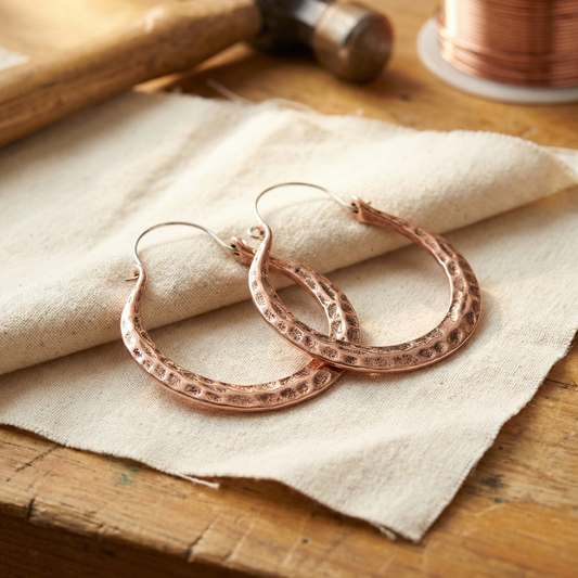Della's Ember Copper Earrings