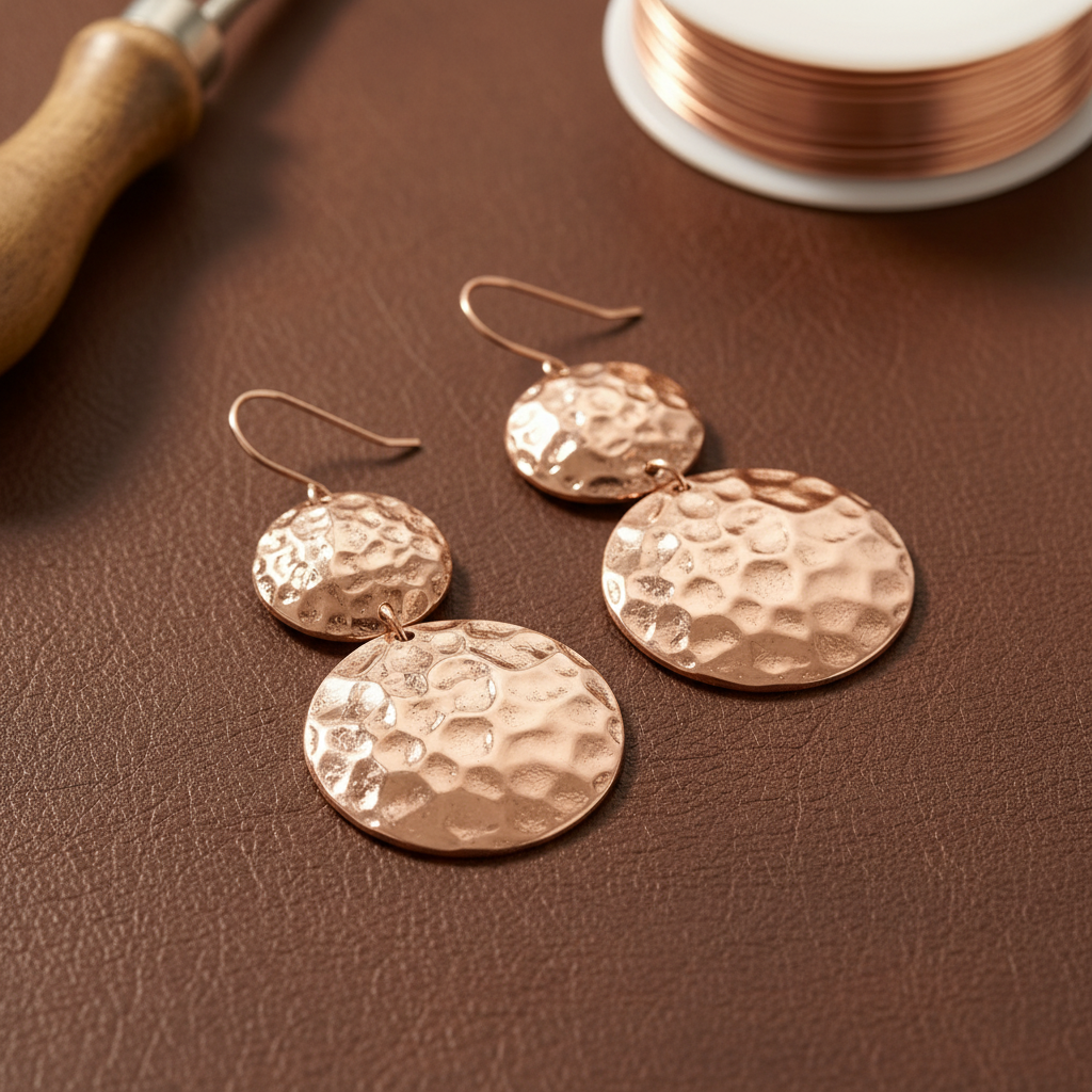 Della's Equinox Copper Earrings