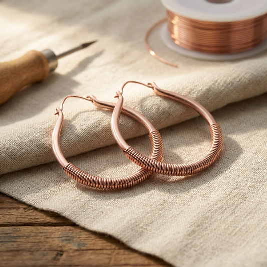 Della's Creek Copper Earrings
