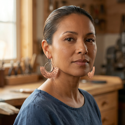 Della's Sol Copper Earrings