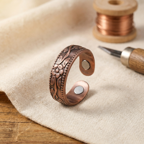 Della's Petal Copper Ring