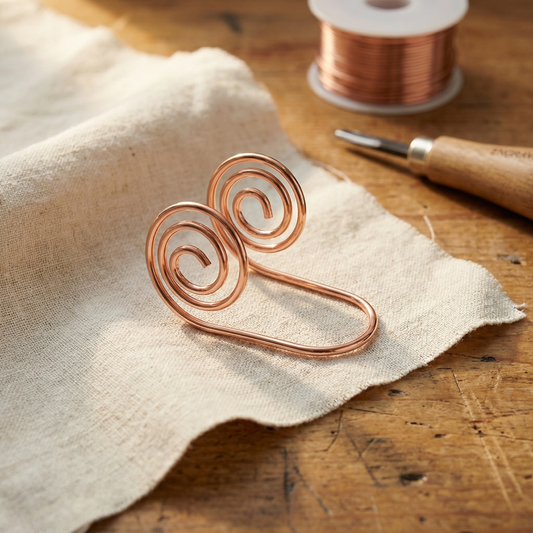 Della's Flow Copper Hand Spiral