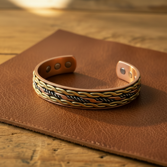Della's Wicker Copper Bracelet