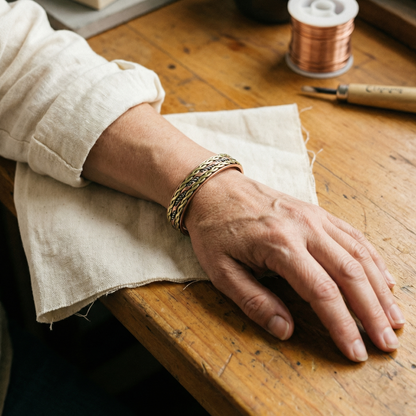 Della's Weave Copper Bracelet
