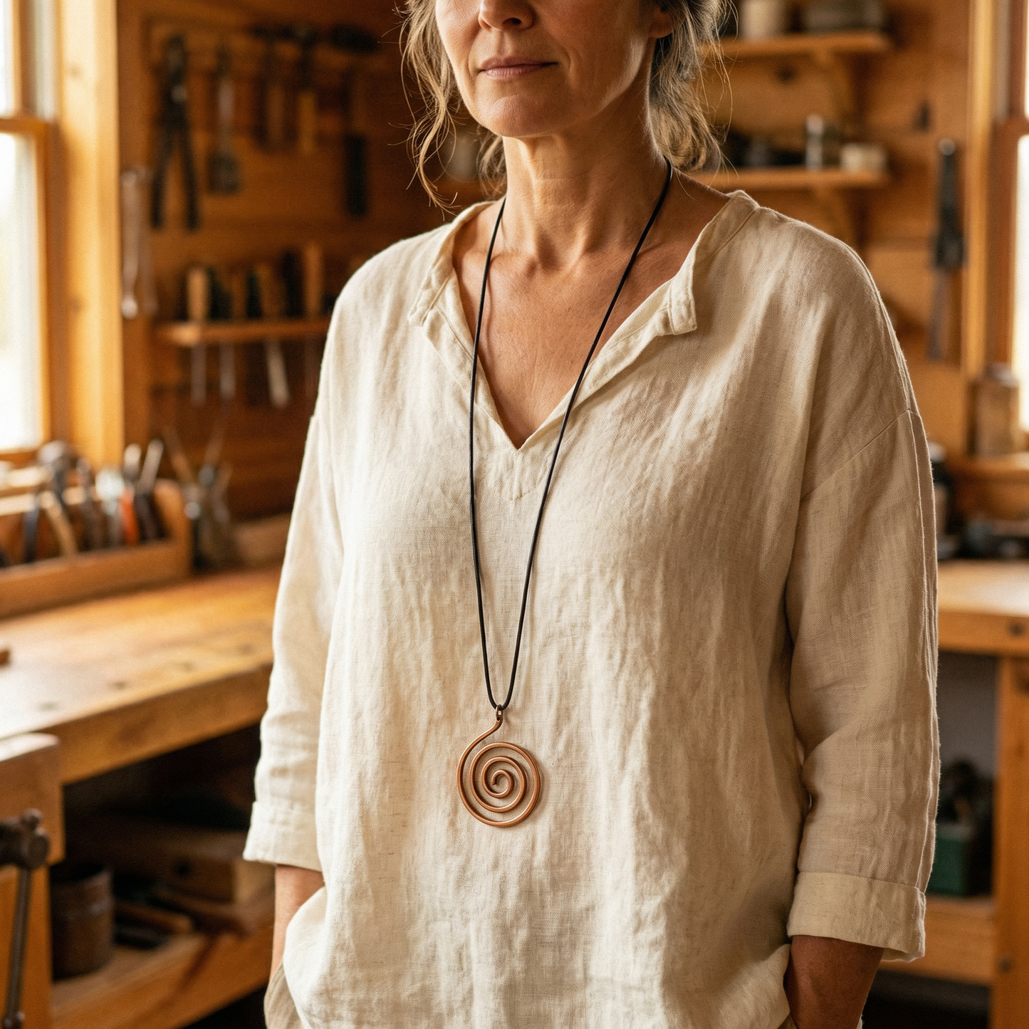 Della's Mesa Copper Necklace