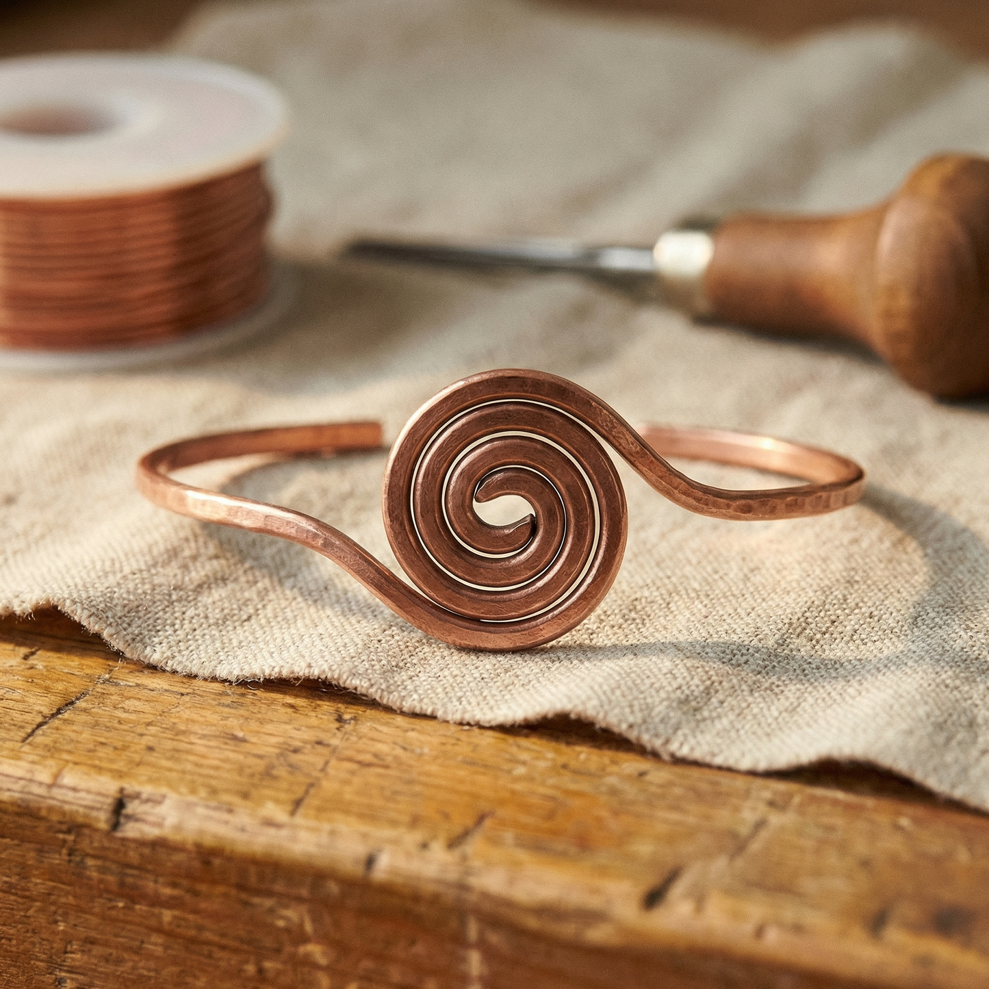 Della's Coil Copper Anklet