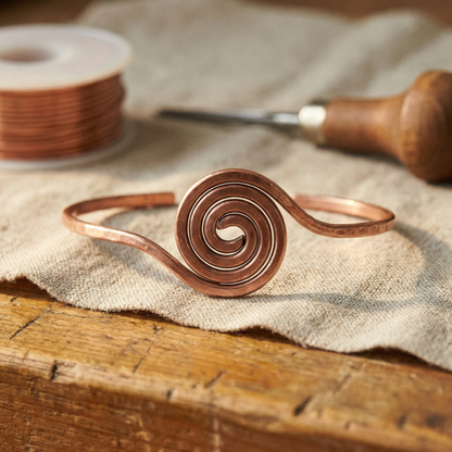 Della's Coil Copper Anklet