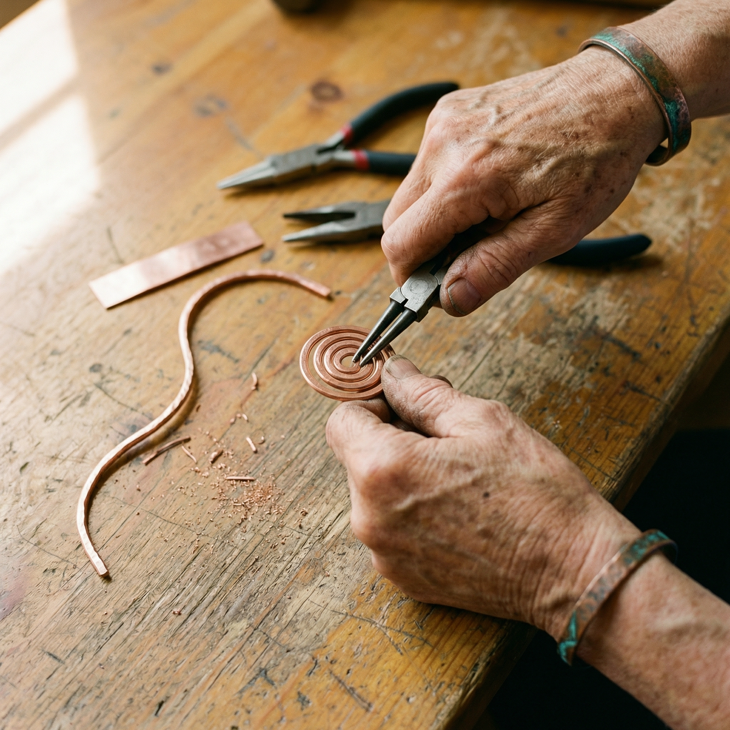 Della's Coil Copper Anklet