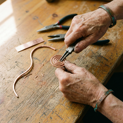 Della's Coil Copper Anklet