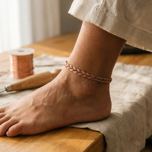Della's Reed Copper Anklet