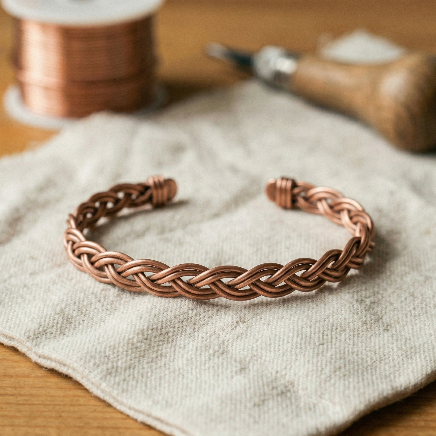 Della's Reed Copper Anklet