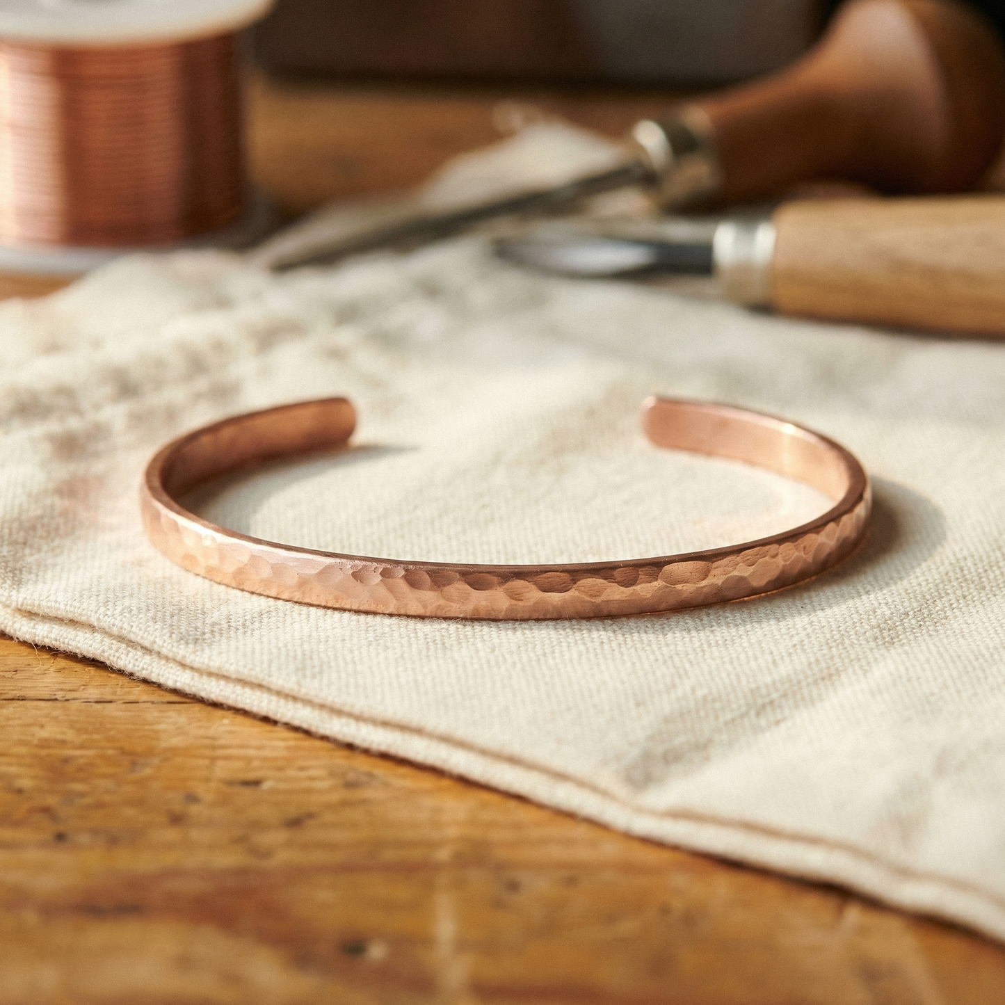 Della's Sand Copper Anklet