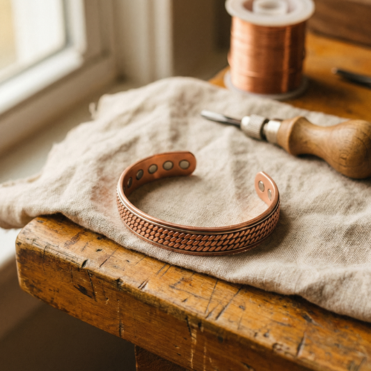 Della's Wave Copper Bracelet