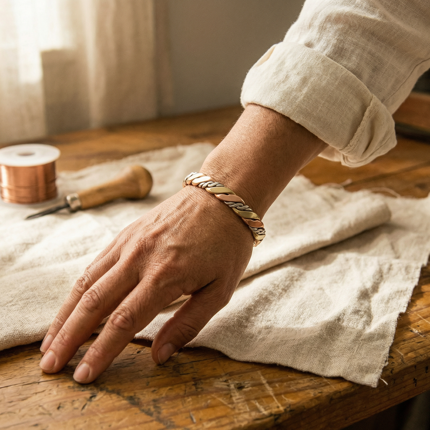 Della's Stone Copper Bracelet