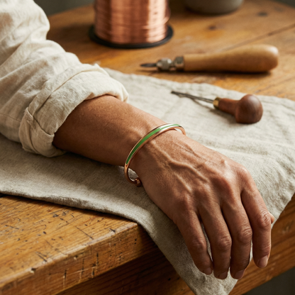 Della's Jade Copper Bracelet