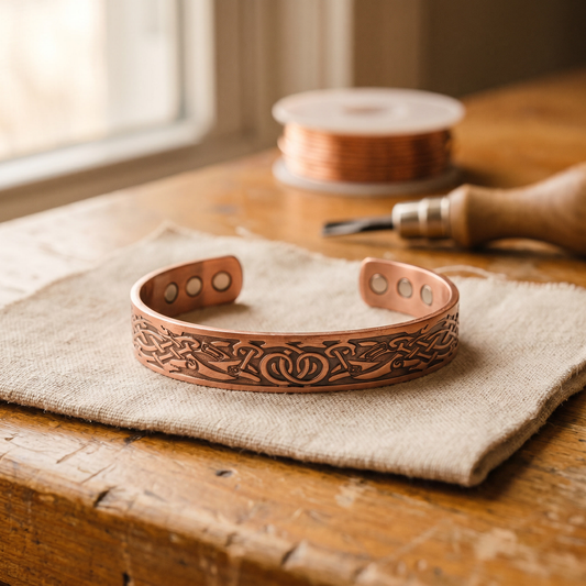 Della's Moss Copper Bracelet