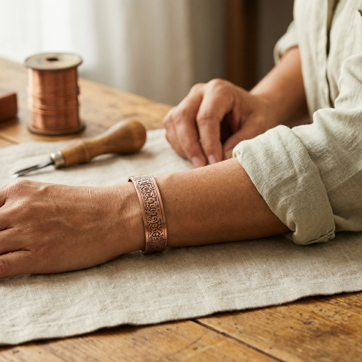 Della's Drift Copper Bracelet