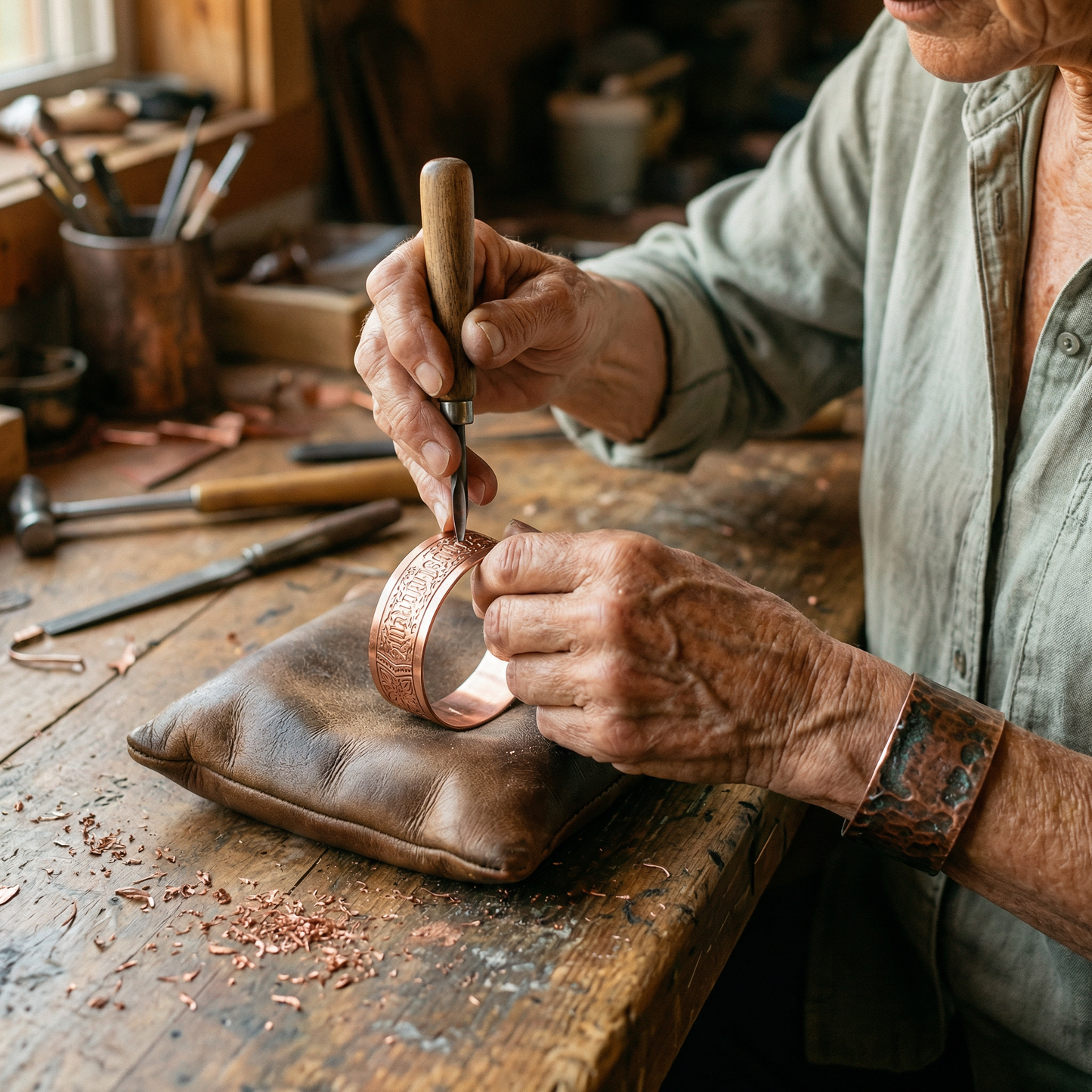 Della's Drift Copper Bracelet