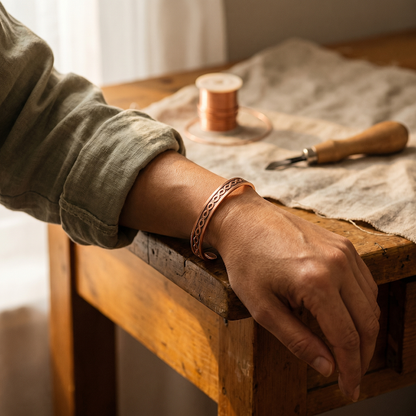 Della's Current Copper Bracelet