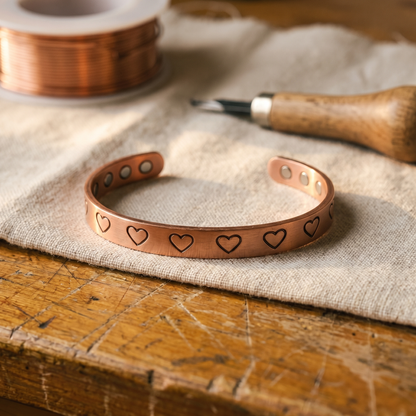 Della's Hearth Copper Bracelet