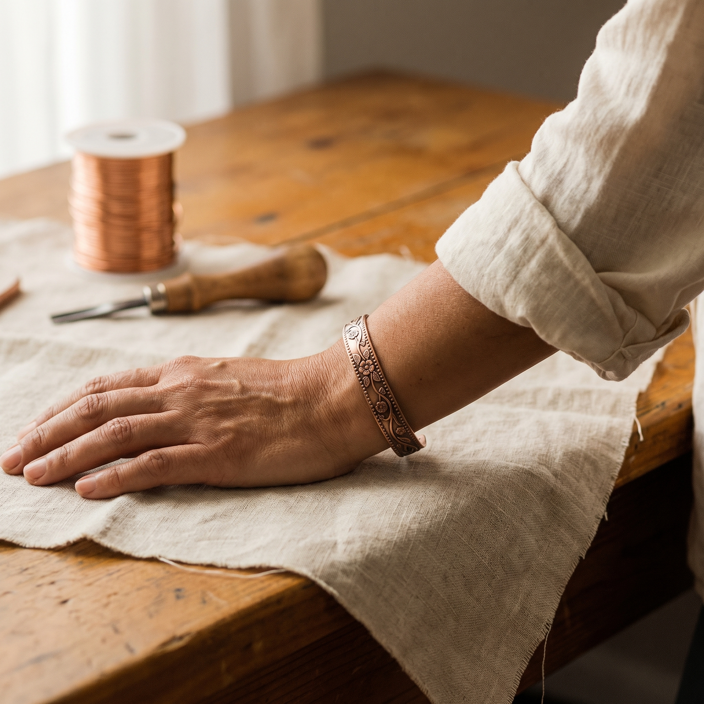 Della's Knell Copper Bracelet