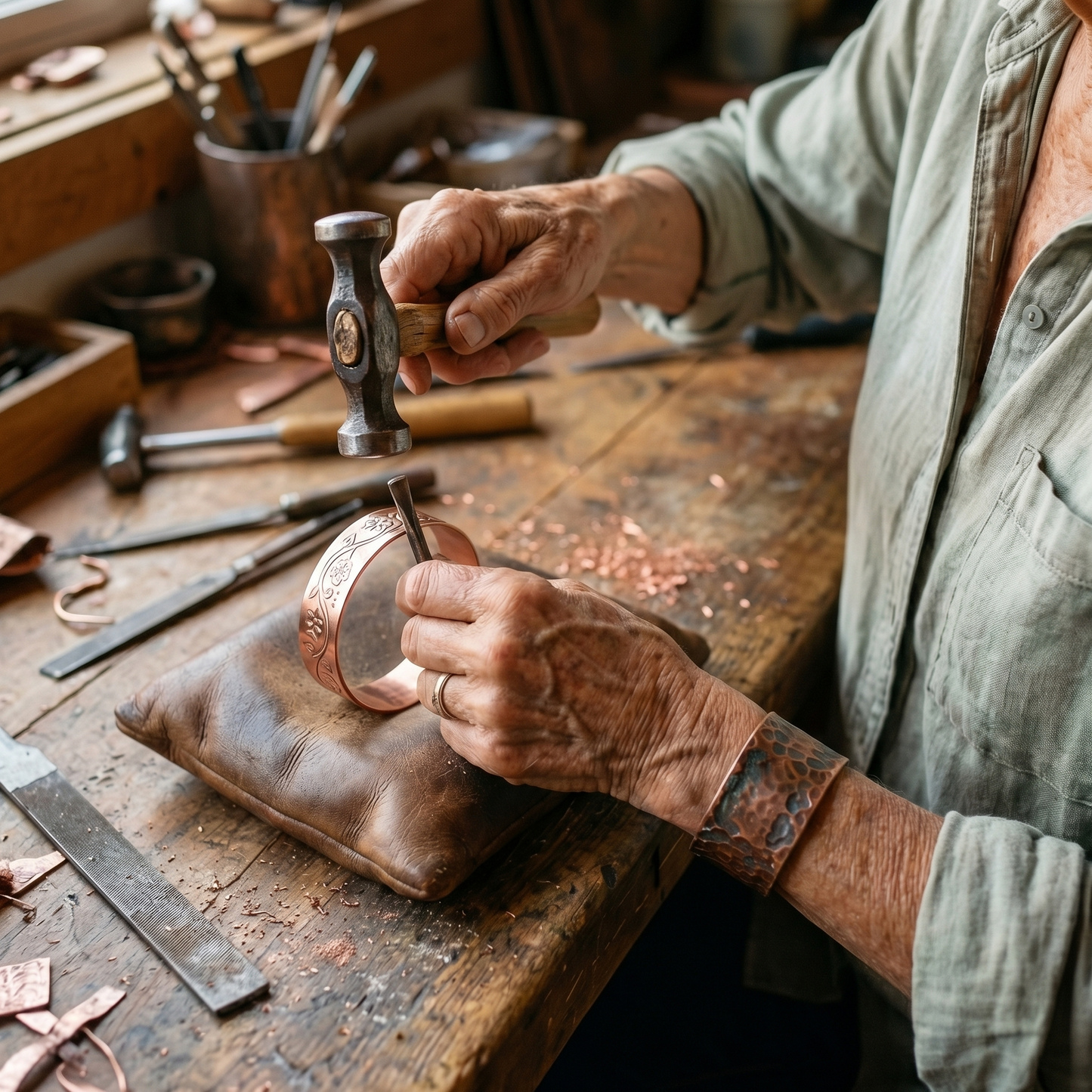 Della's Knell Copper Bracelet