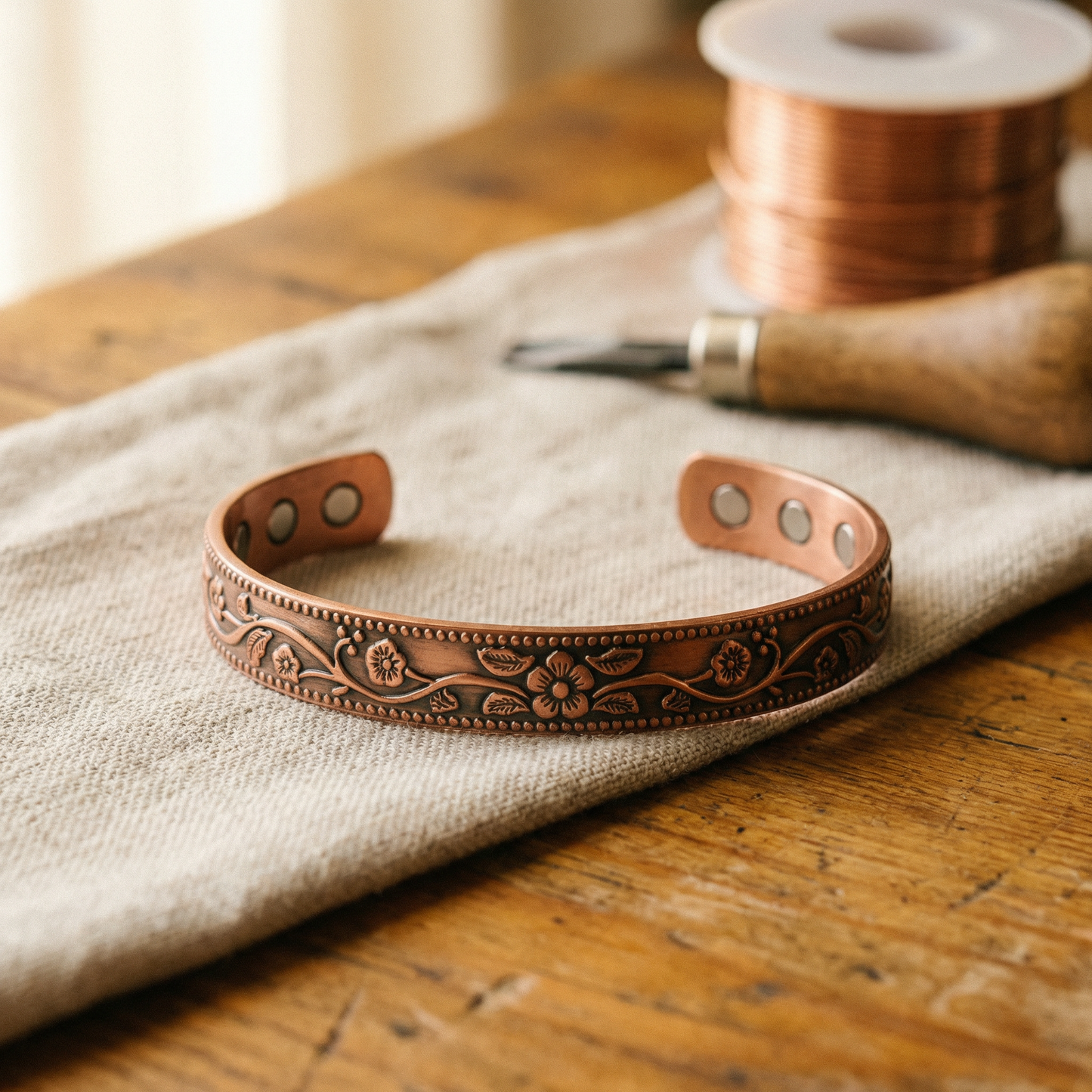 Della's Knell Copper Bracelet