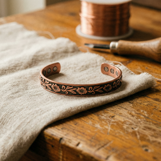Della's Vine Copper Bracelet