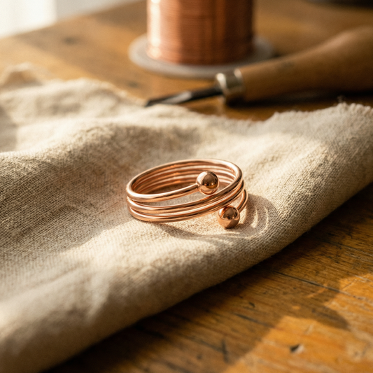 Della's Silt Copper Ring