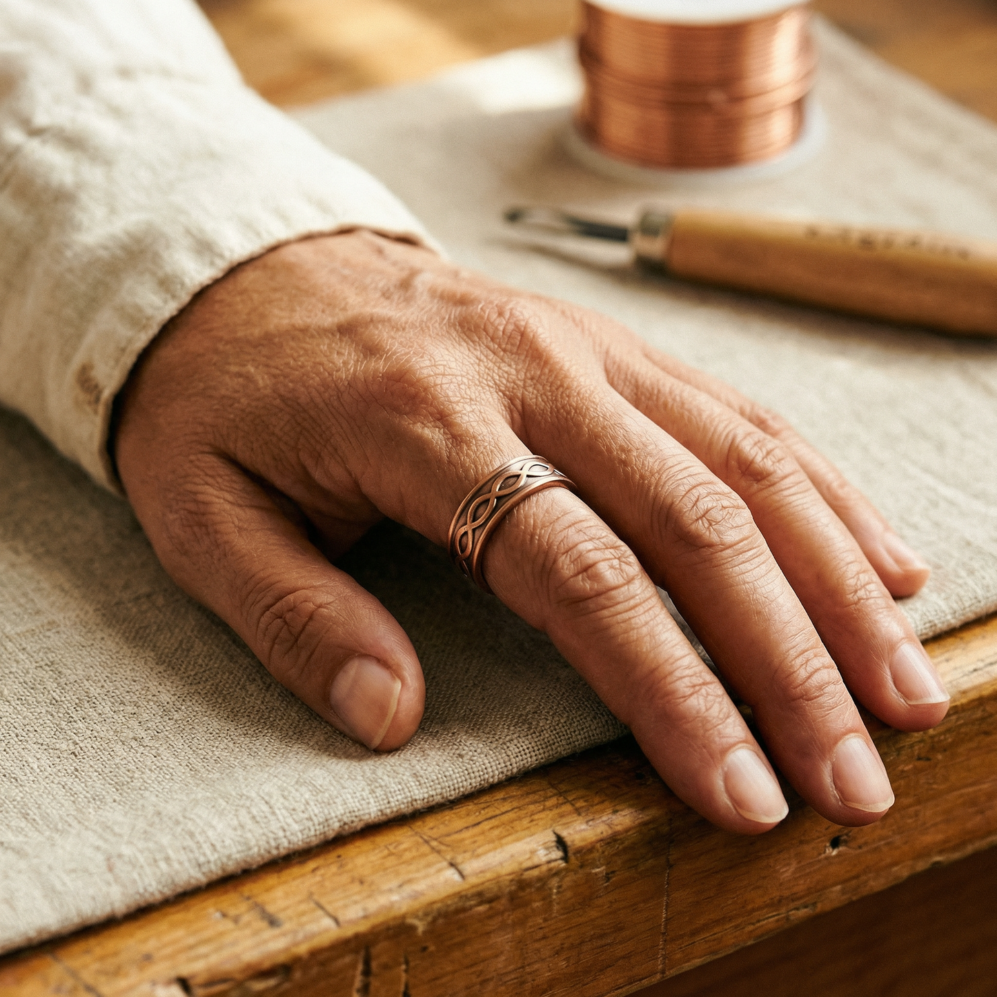 Della's Char Copper Ring