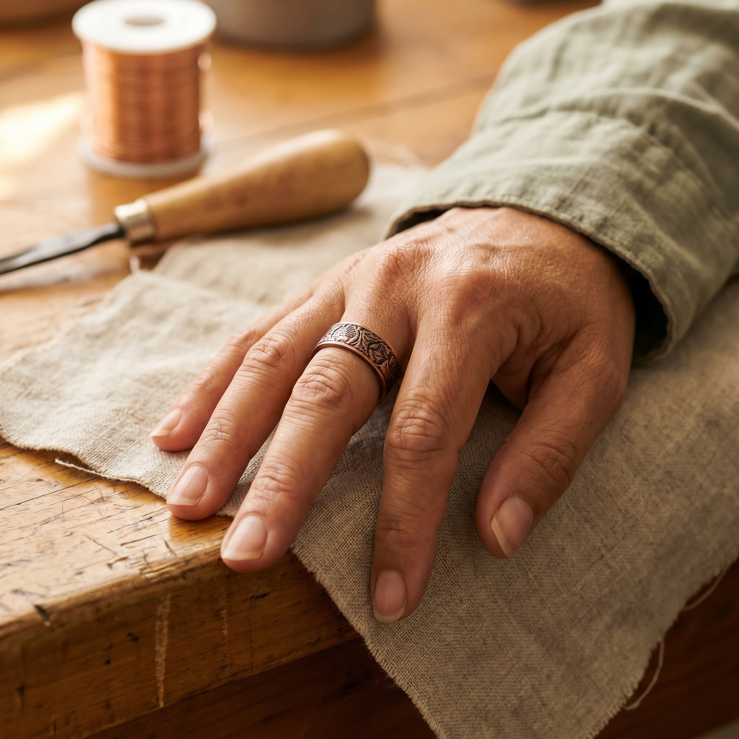 Della's Bole Copper Ring