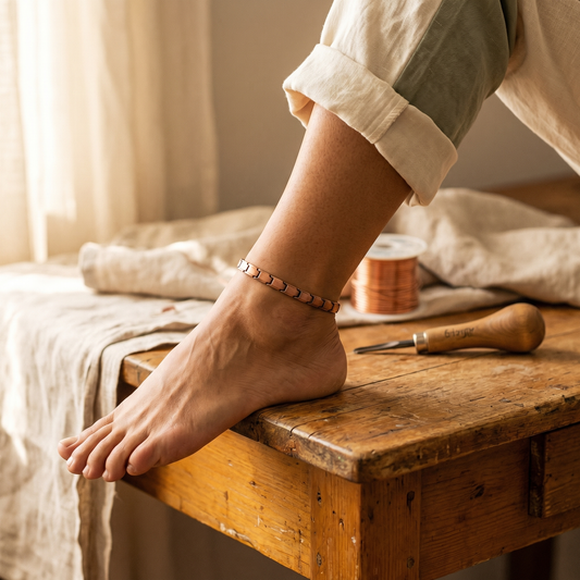 Della's Shore Copper Anklet