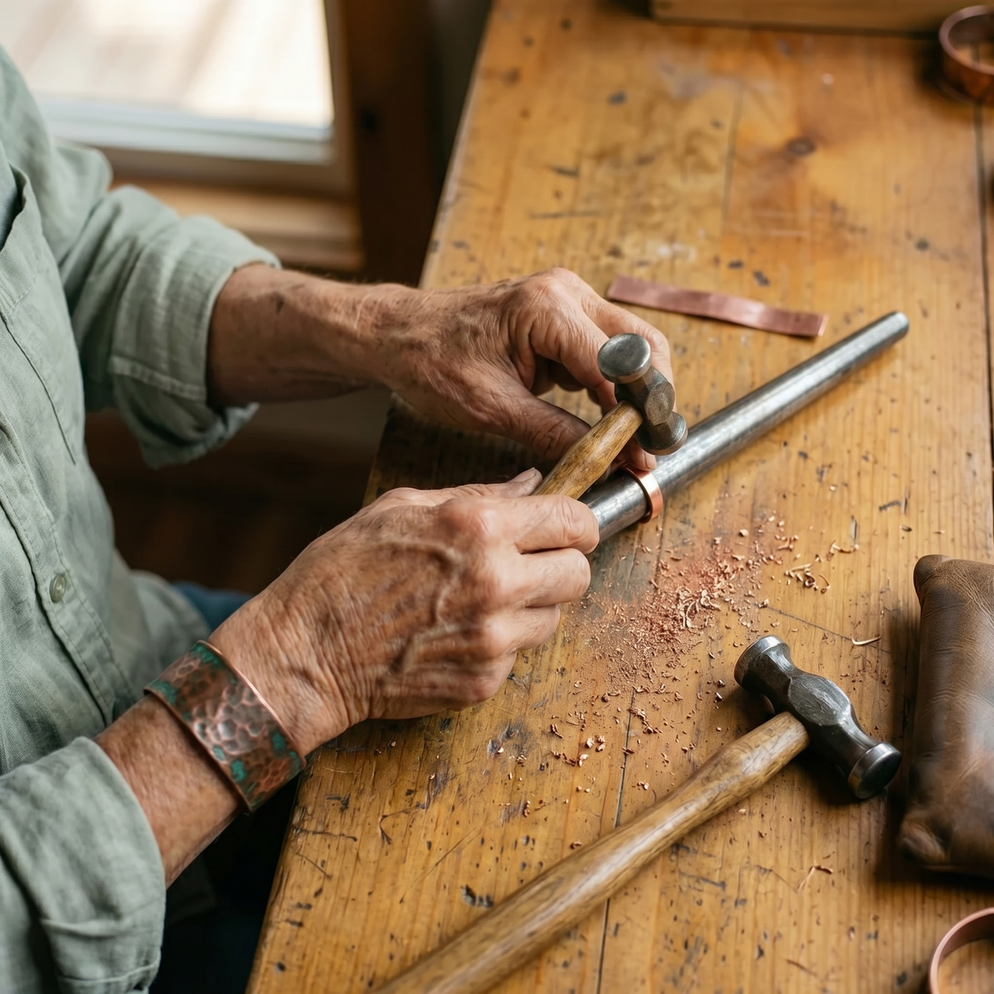 Della's Weld Copper Ring