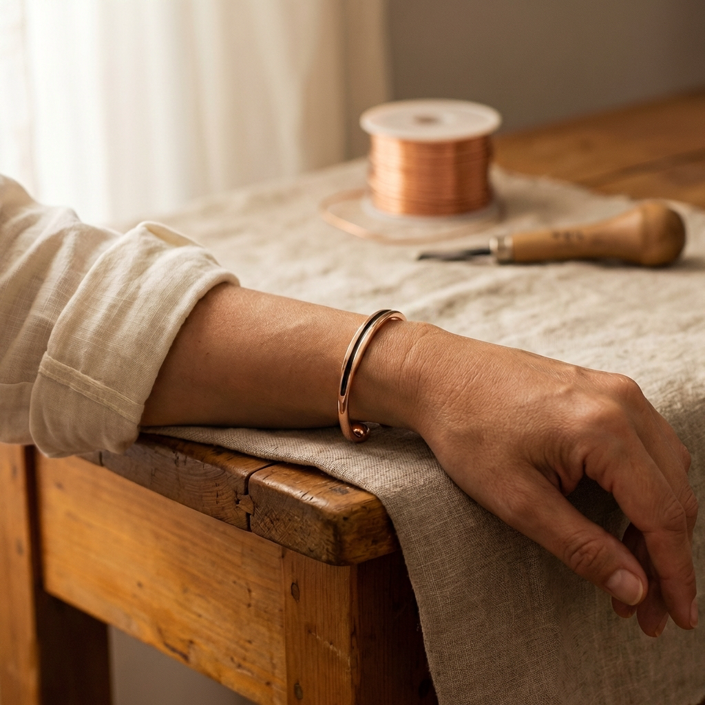 Della's Vein Copper Bracelet