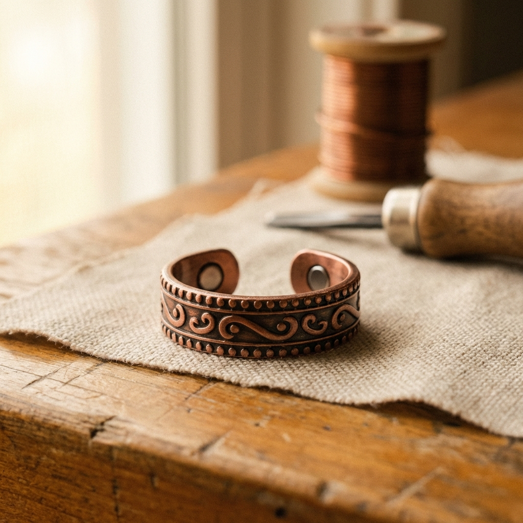 Della's Fern Copper Ring