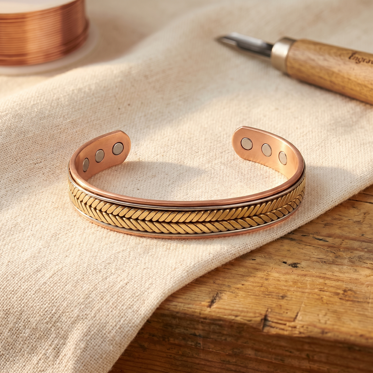 Della's Harvest Copper Bracelet