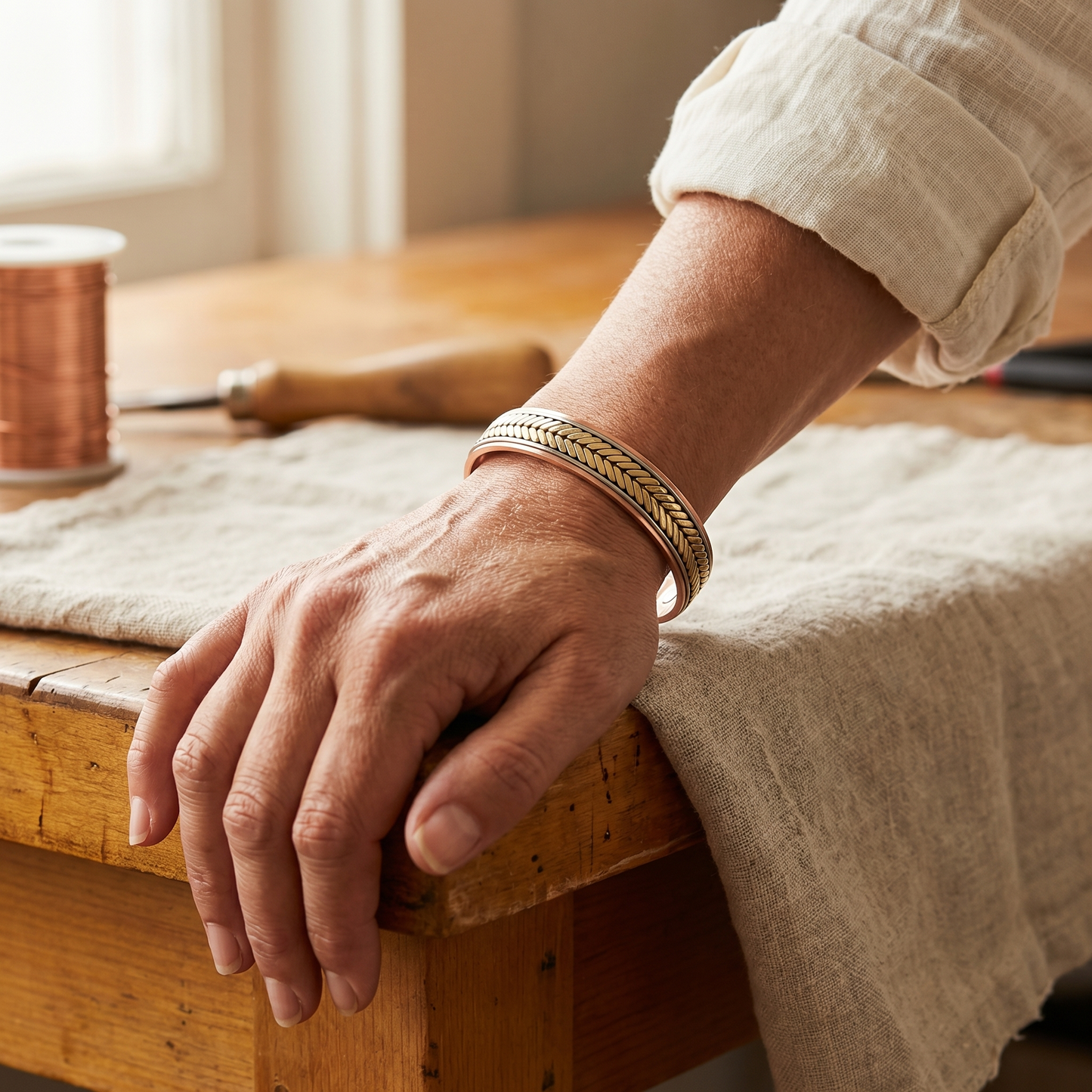 Della's Harvest Copper Bracelet