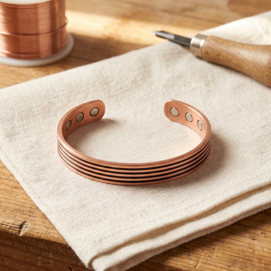 Della's Sage Copper Bracelet