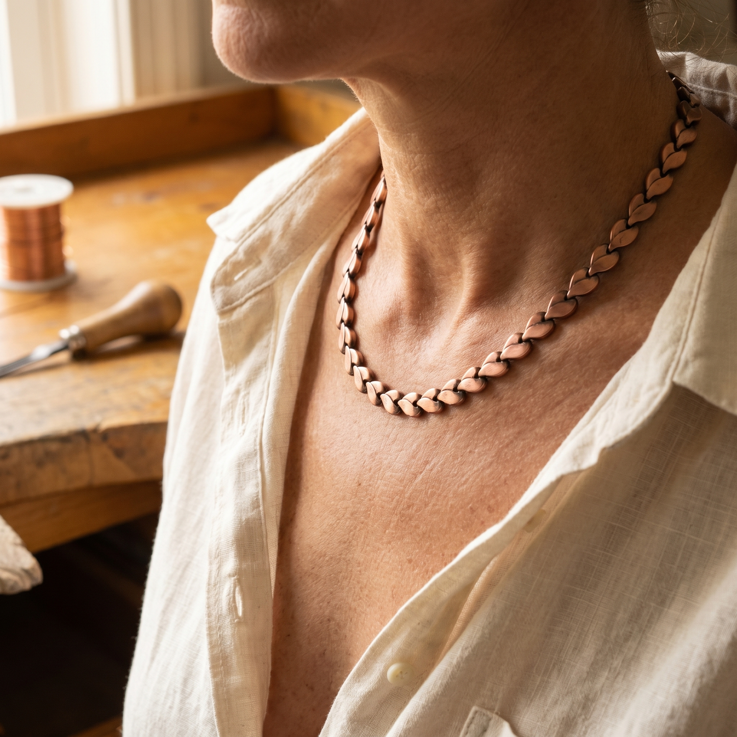 Della's Briar Copper Necklace