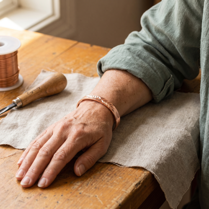 Della's Lunar Copper Bracelet