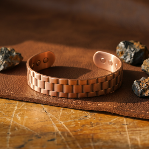 Della's Quarry Men's Copper Bracelet