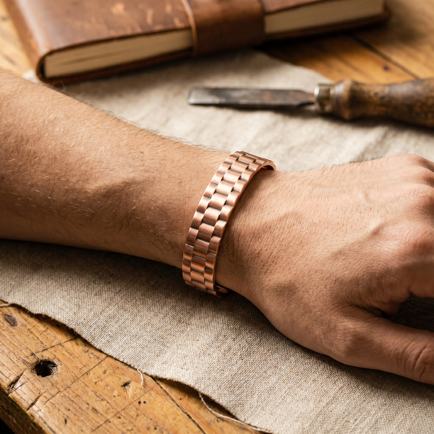 Della's Ore Men's Copper Bracelet