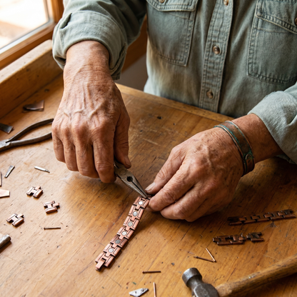 Della's Gorse Men's Copper Bracelet