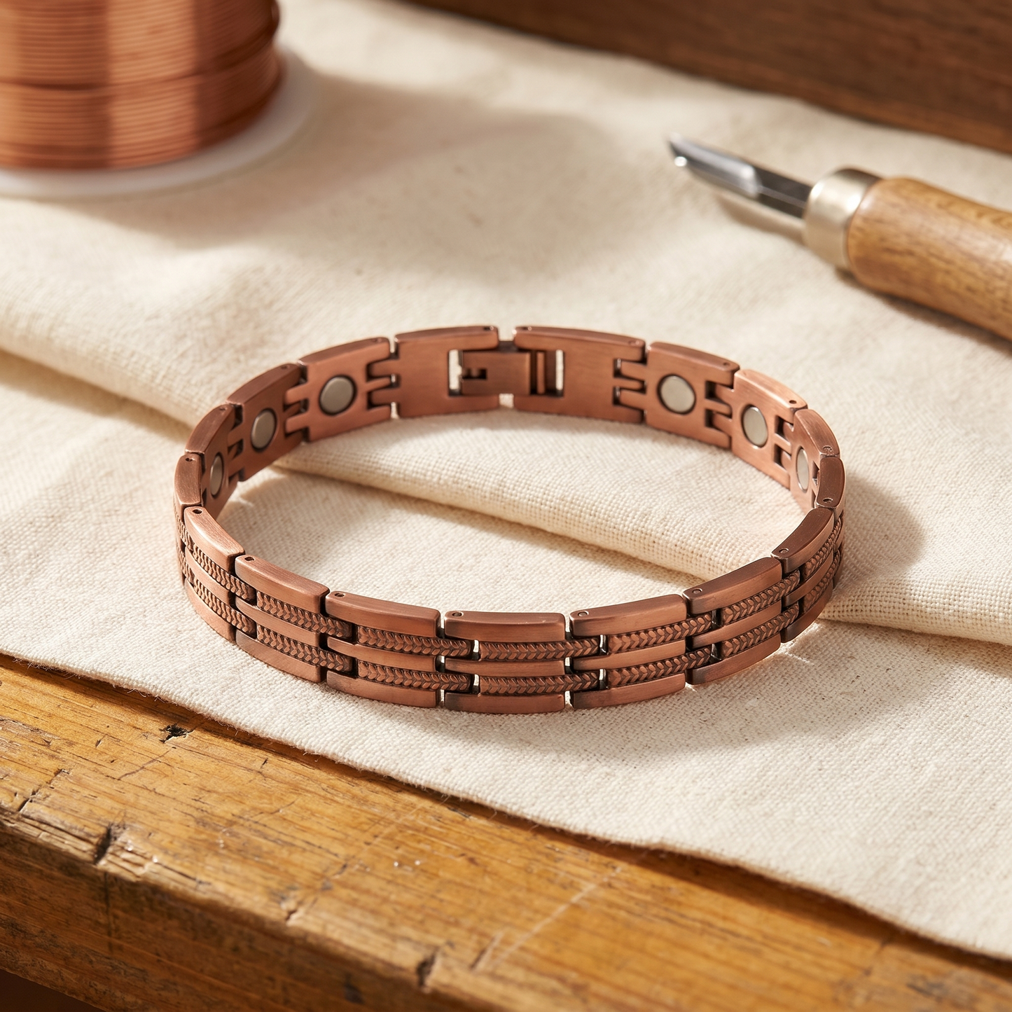Della's Pike Men's Copper Bracelet