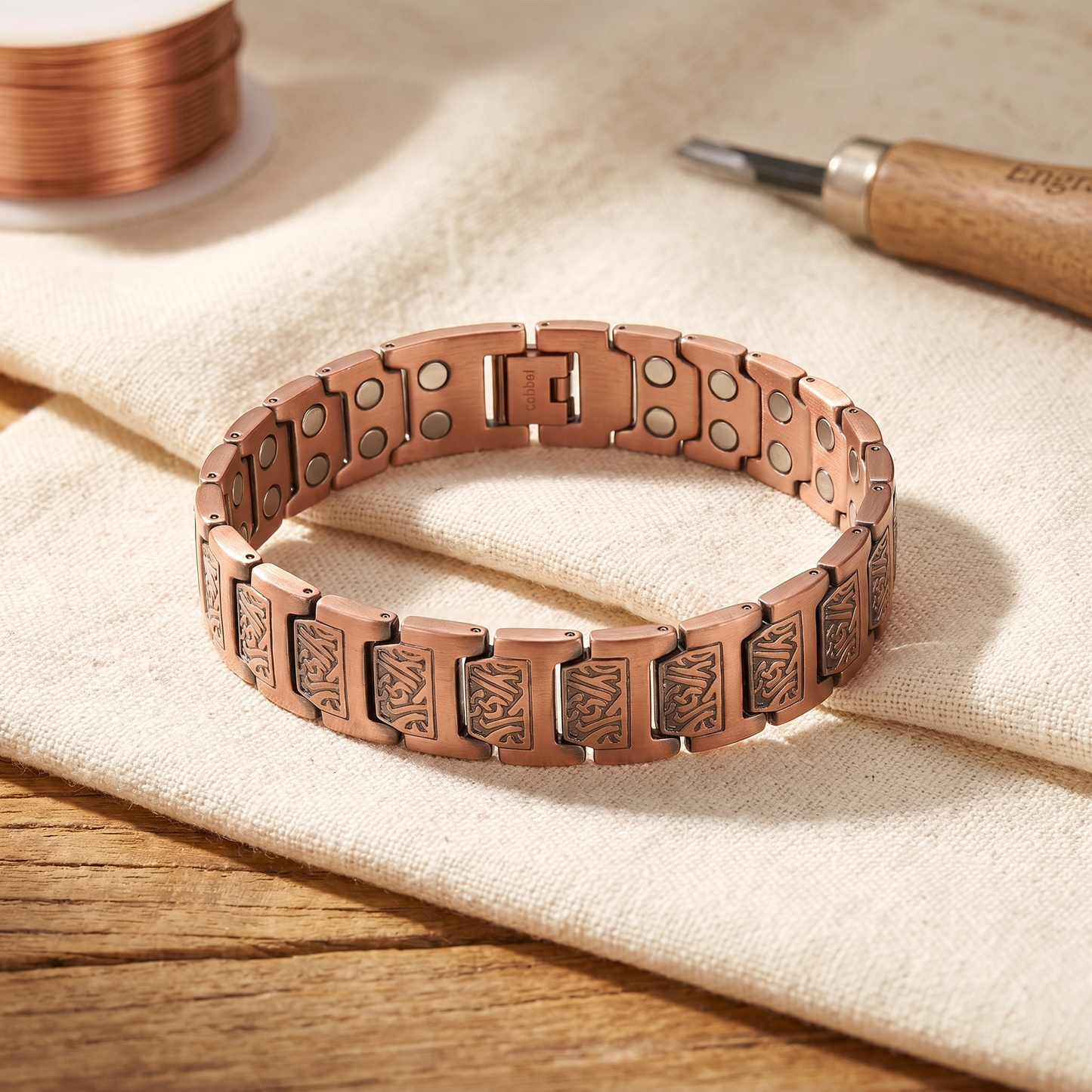Della's Glen Men's Copper Bracelet